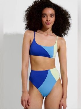 Left on Friday Bikini NWT - Pool Days Top, Hi Hi Bottoms HOT PINK, FUCHSIA, GOLD